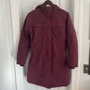 The North‎ Face Women’s Arctic Down Parka Jacket Burgundy Plum S (20.5x36)